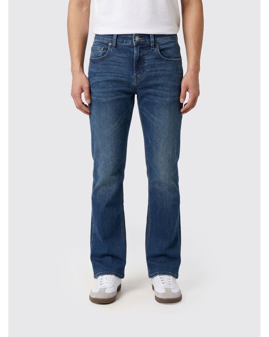7 For All Mankind Blue Bootcut Jeans for men