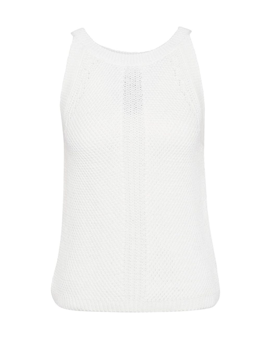 Barbour White Dakota Vest