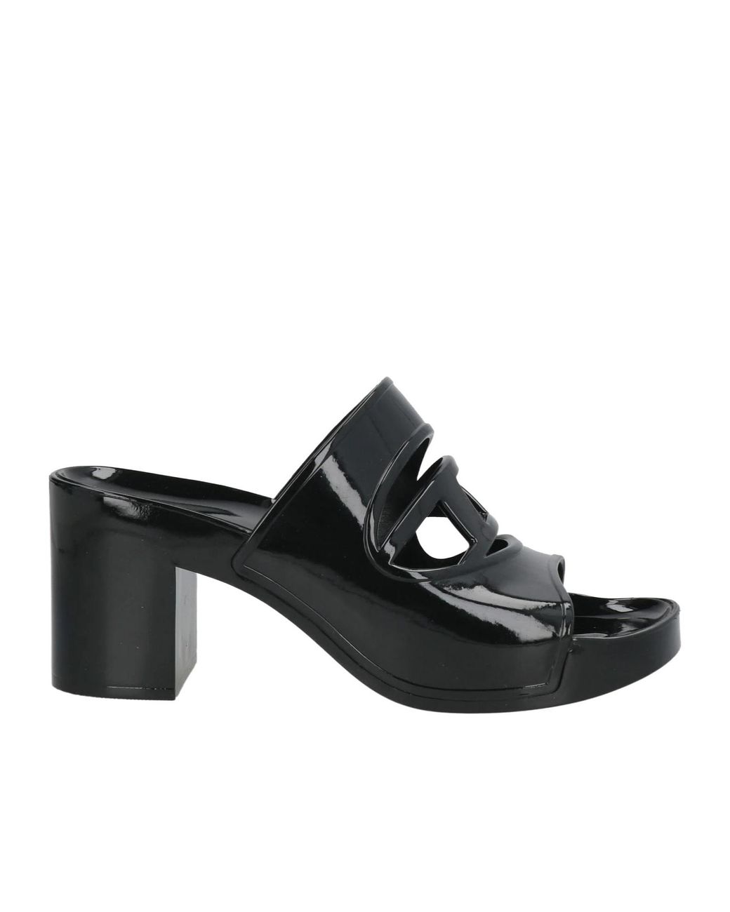DIESEL Black Simple Rubber Slippers