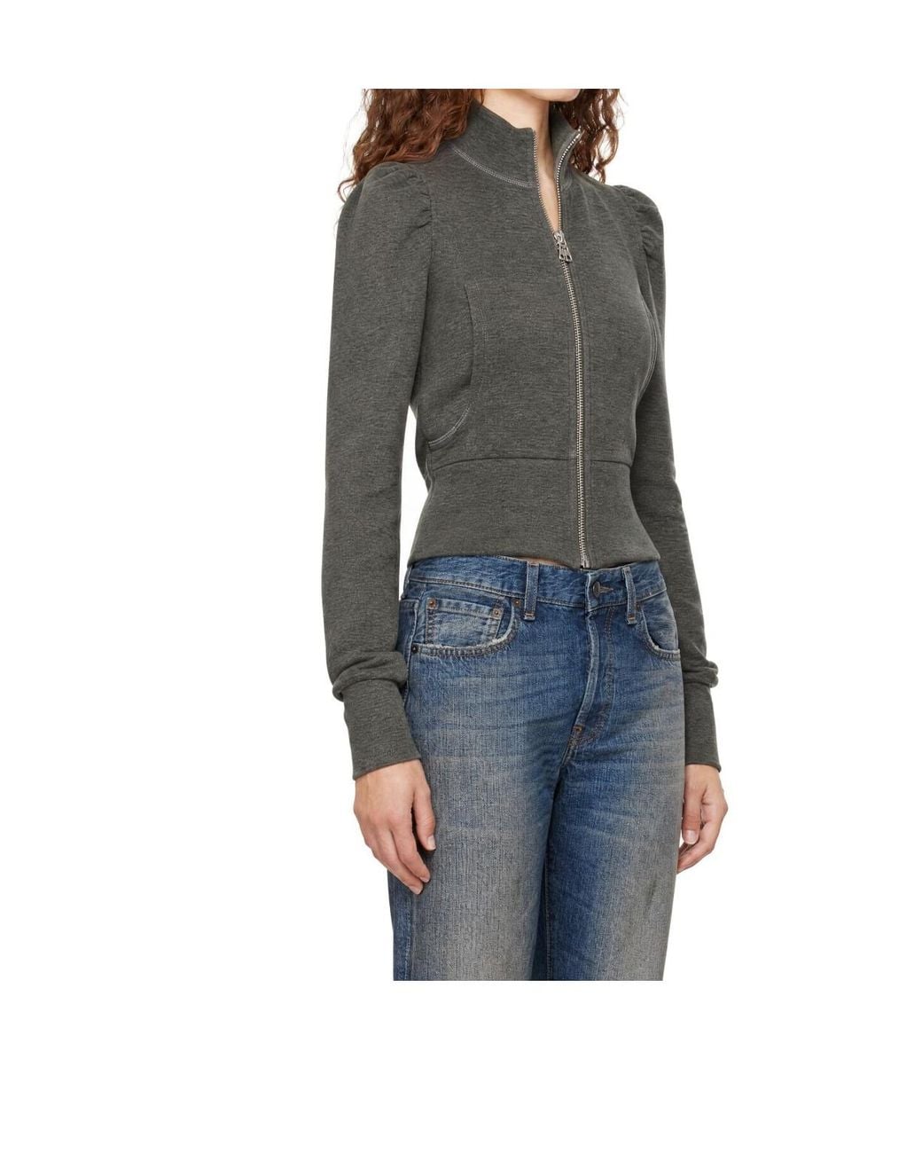KNWLS Gray Zip-Up Jacket
