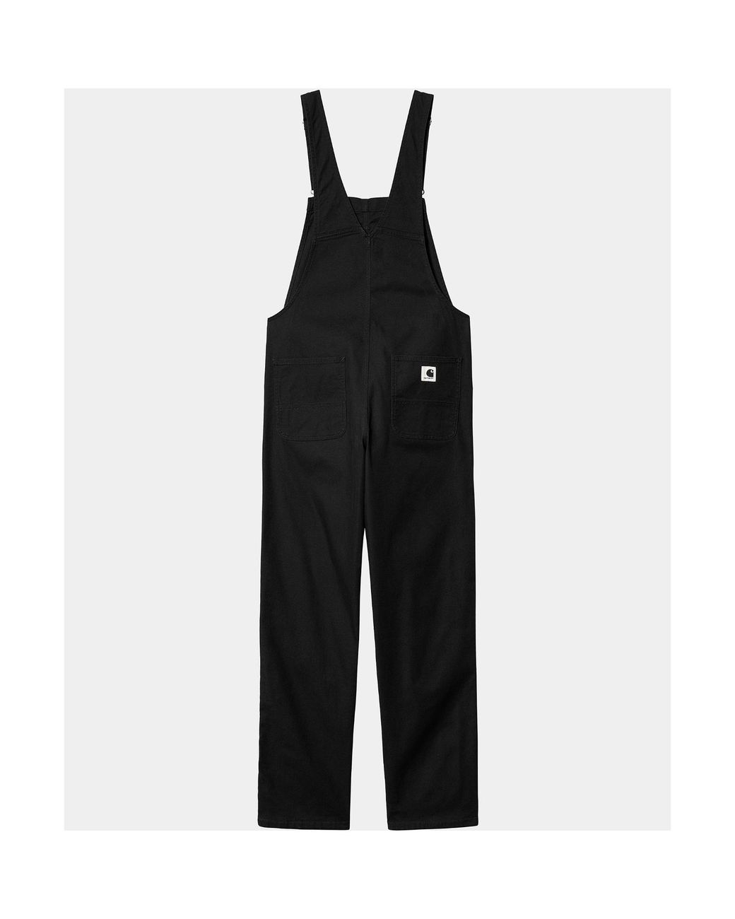 Carhartt Black W' Bib Logo Patch Overalls