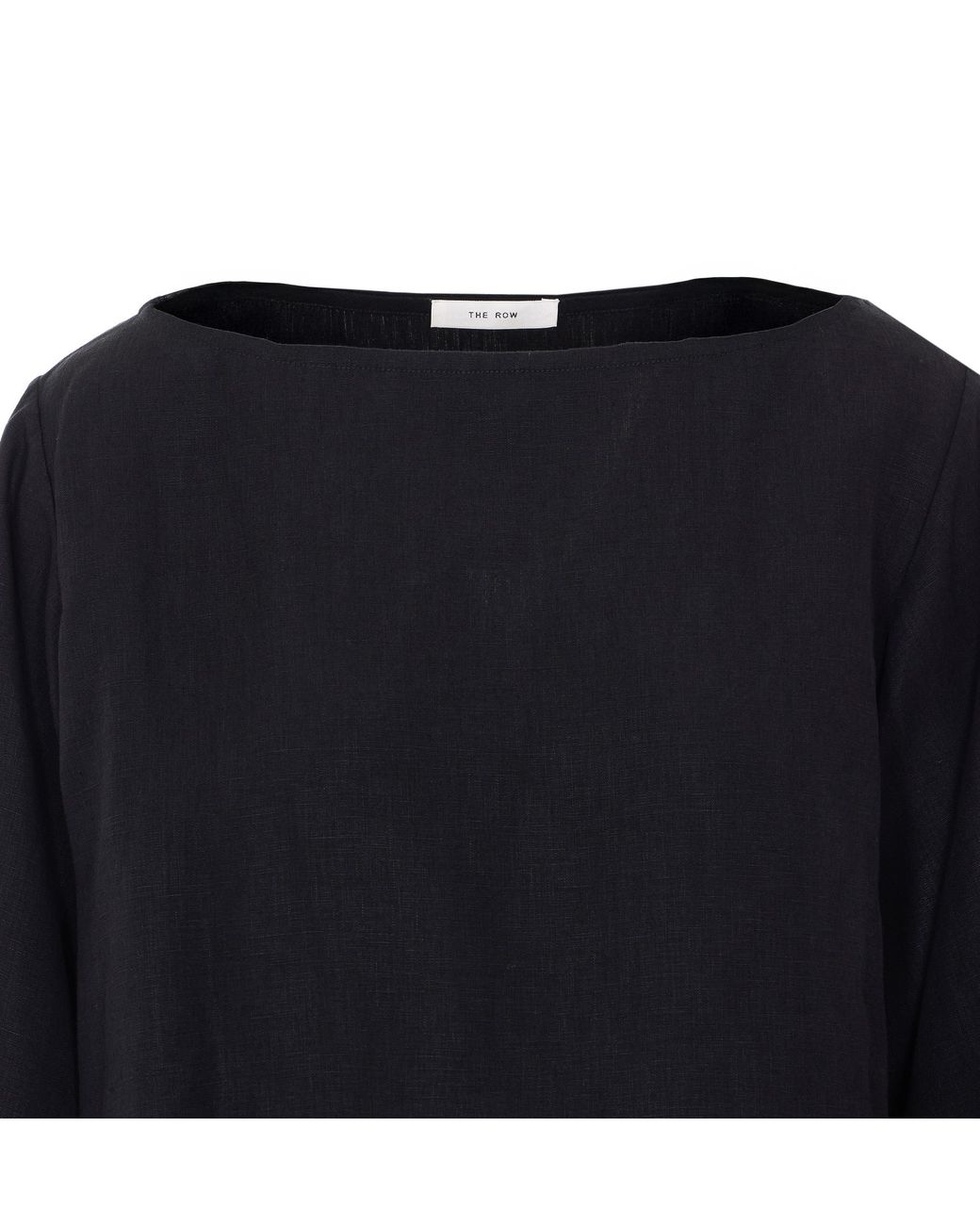 The Row Black Long-Sleeved Pullover