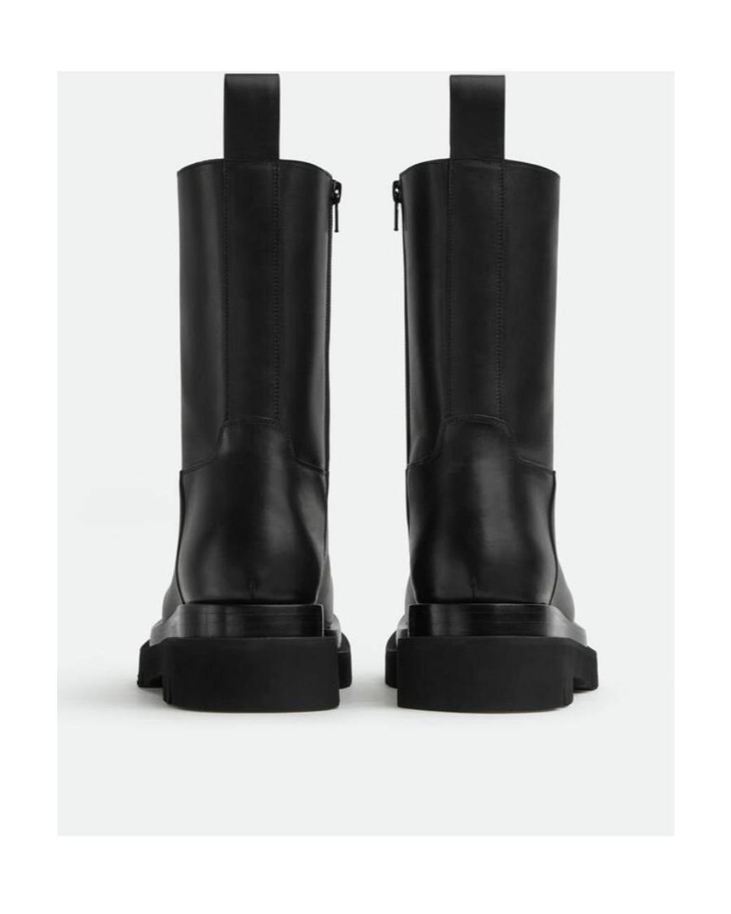 Bottega Veneta Black Lug Boots for men