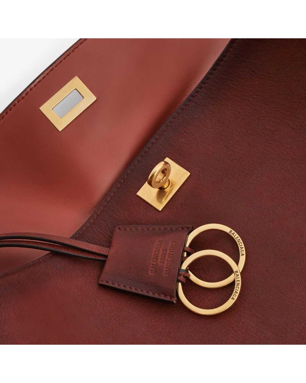 Balenciaga Red Rodeo Handbag Medium