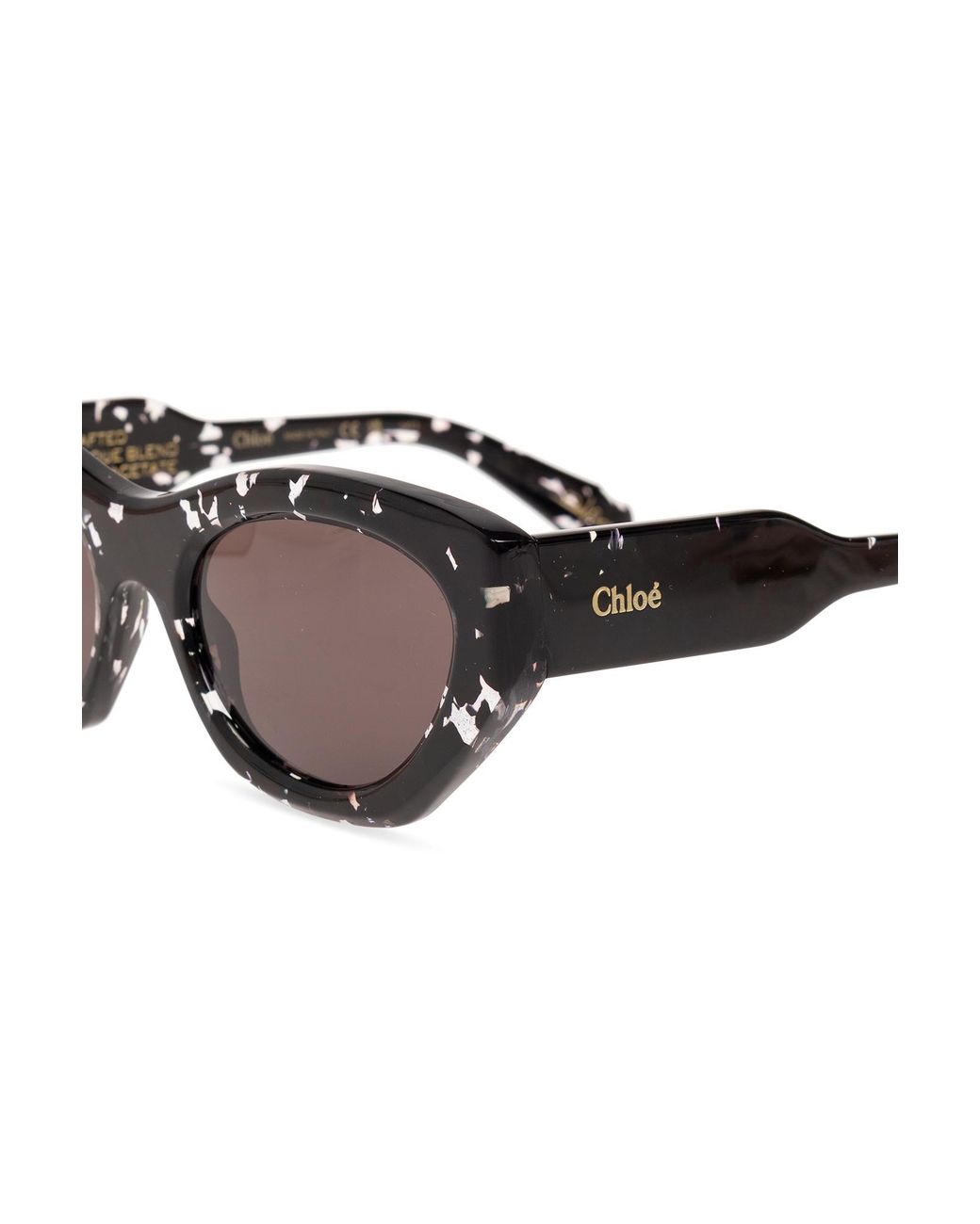 Chloé Metallic Chloé Eyewear Cat-Eye Sunglasses