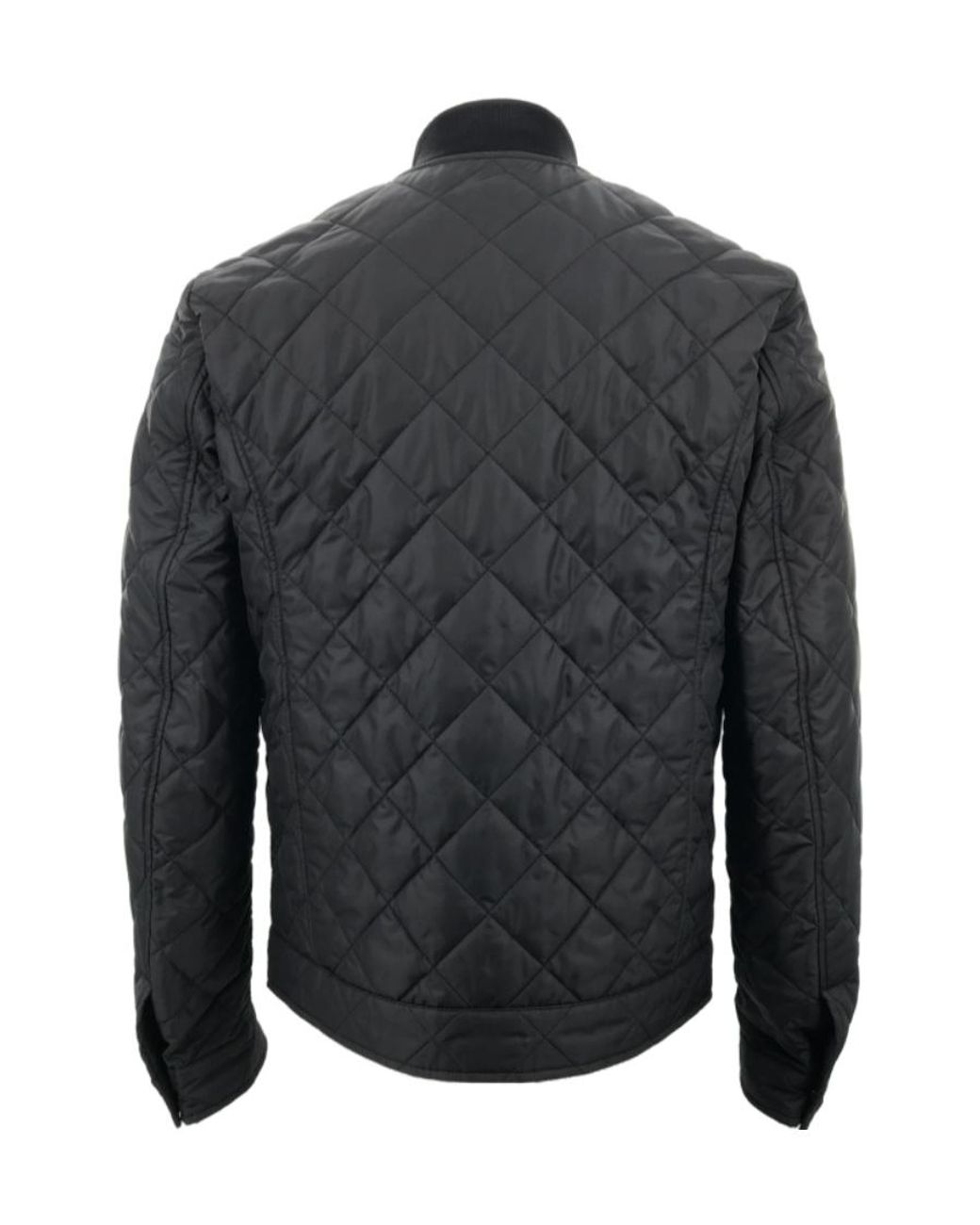 Ferragamo Gray Diamond Quilted Quilted Cotton Suit for men