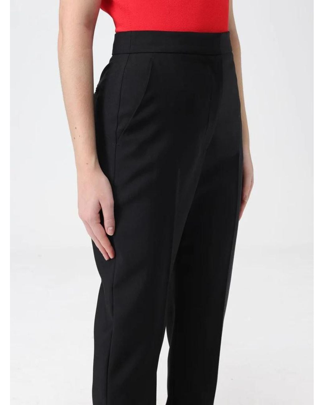 McQueen Black Tailored Trousers