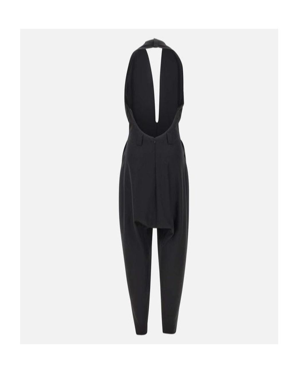Coperni Black Double Zip Halterneck Jumpsuit