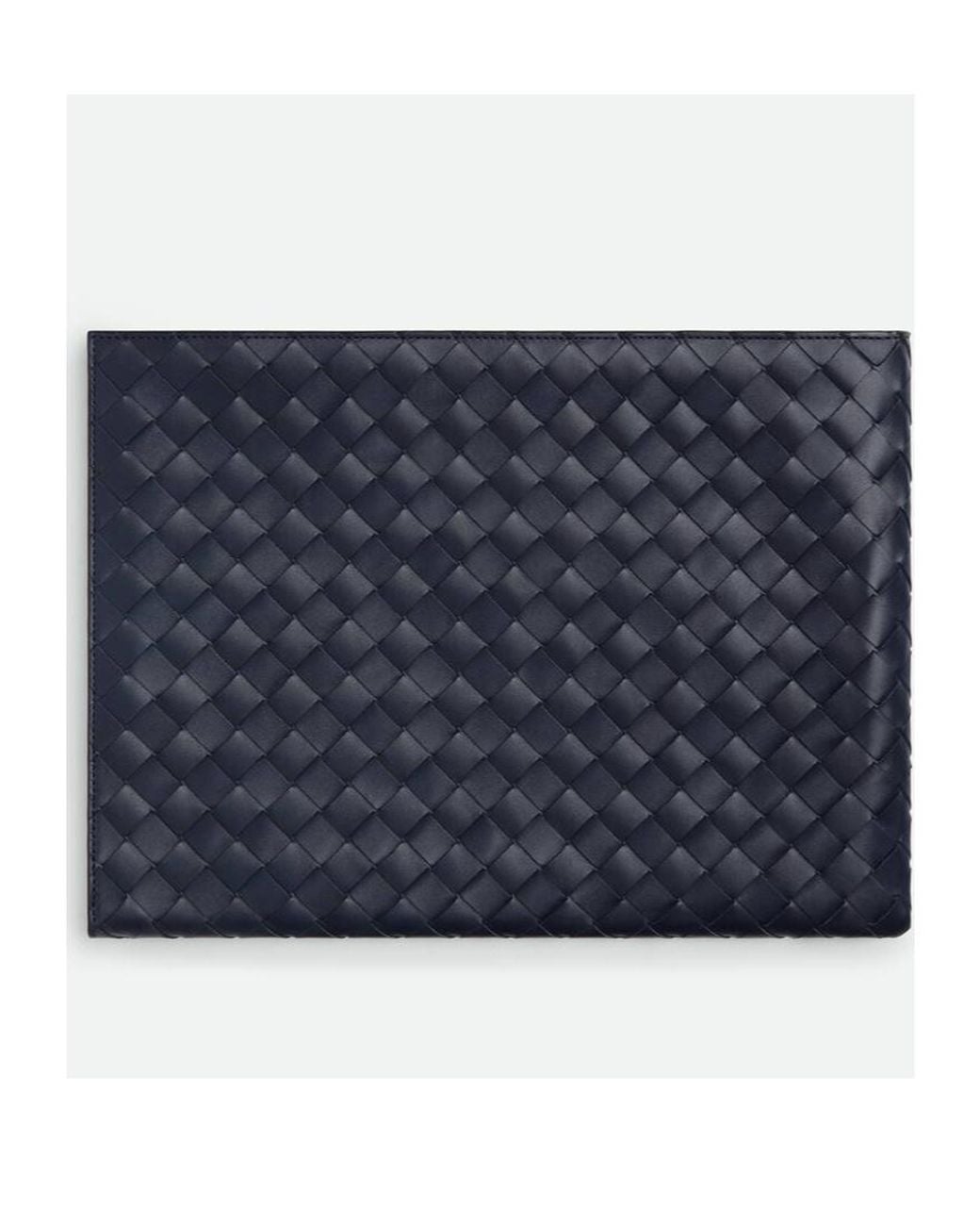 Bottega Veneta Blue Intrecciato Flat Pouch for men