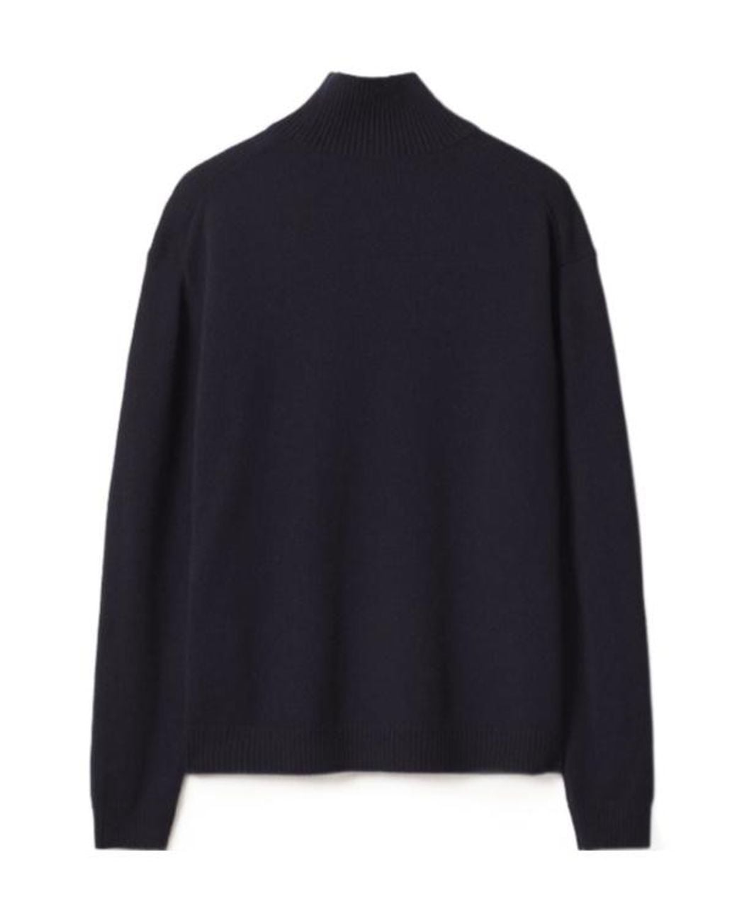 Maison Kitsuné Blue Maison Kitsuné Fox Head Intarsia-Knit Turtleneck Jumper for men