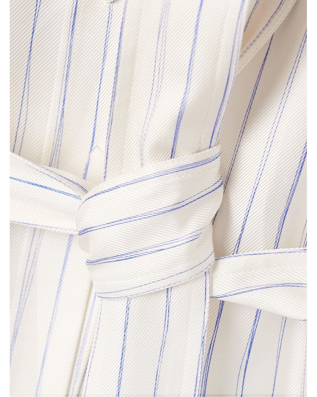 Proenza Schouler White Silk Shirt Dress