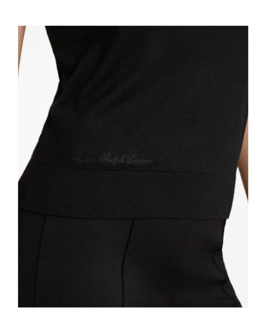 Ralph Lauren Black Lauren Short-Sleeve Sweater