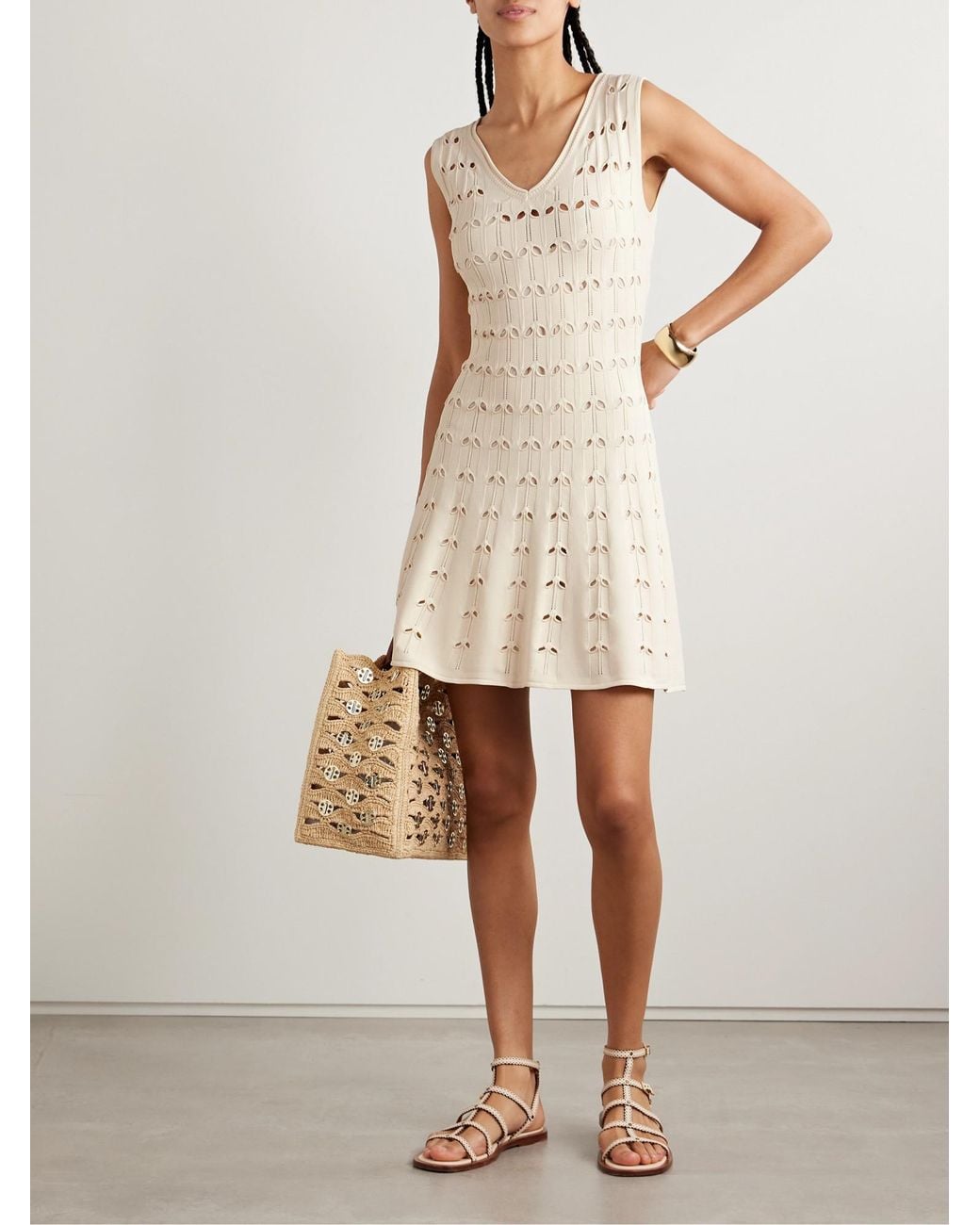 Zimmermann Natural Cutout Dress