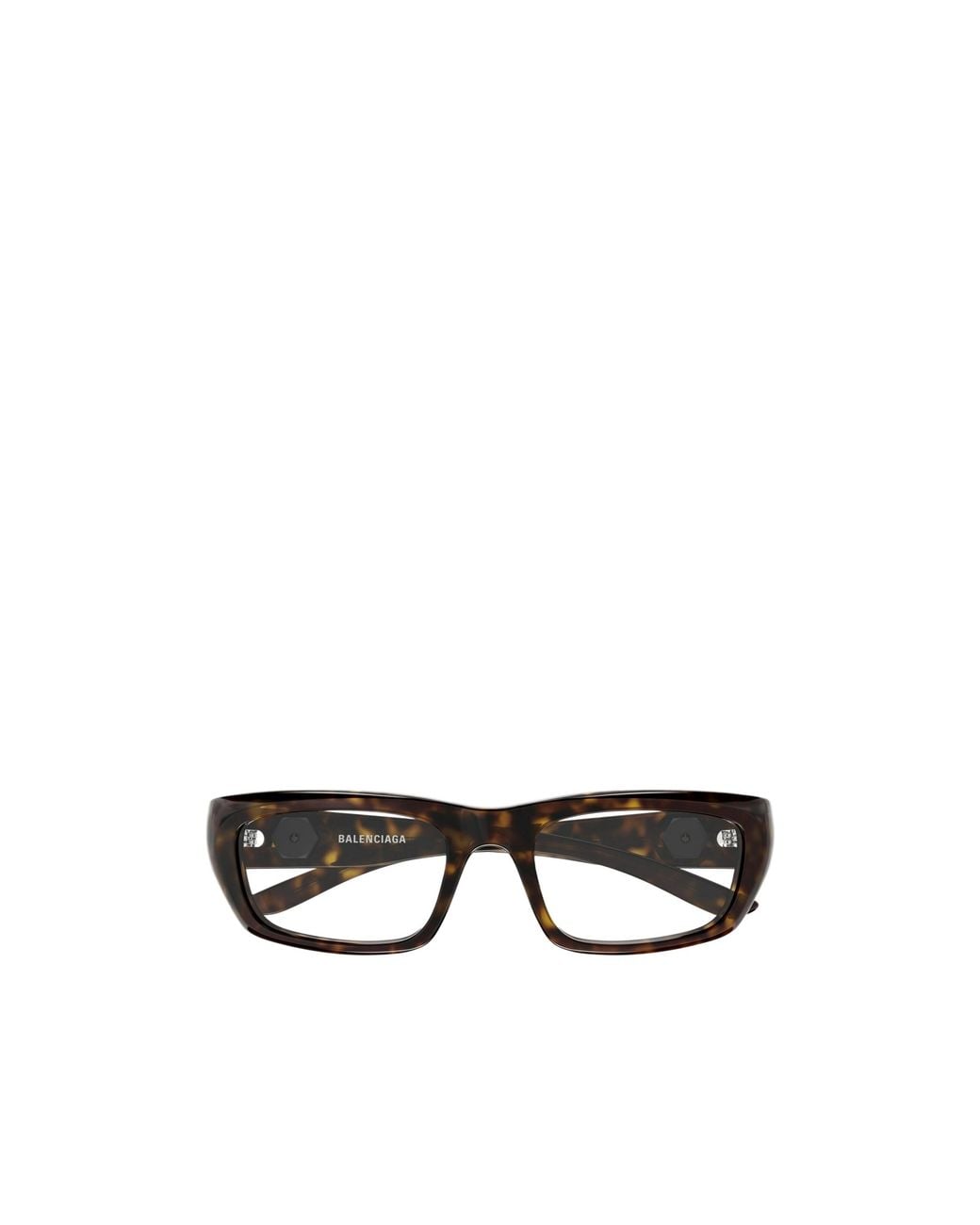 Balenciaga White Eyewear Rectangular Glasses And Frames for men