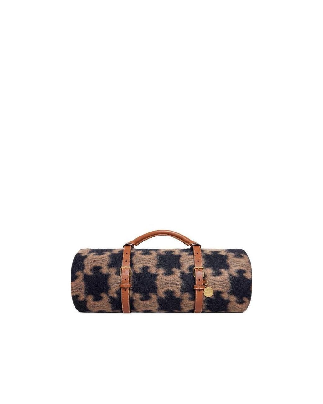 Céline White Blanket And Blanket Holder