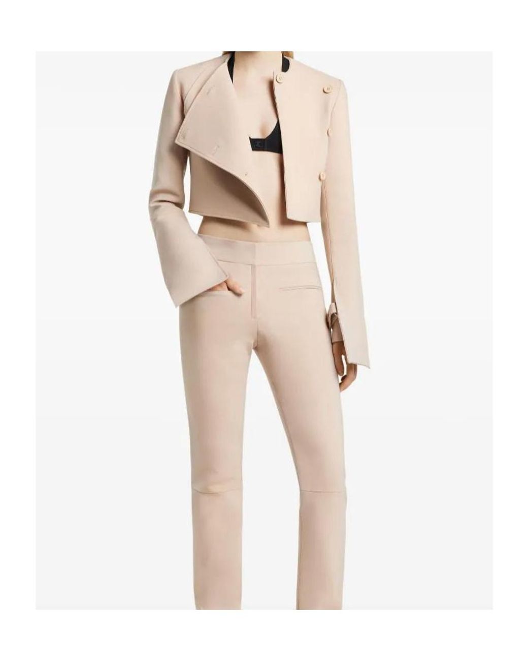 Courreges White Button Jacket