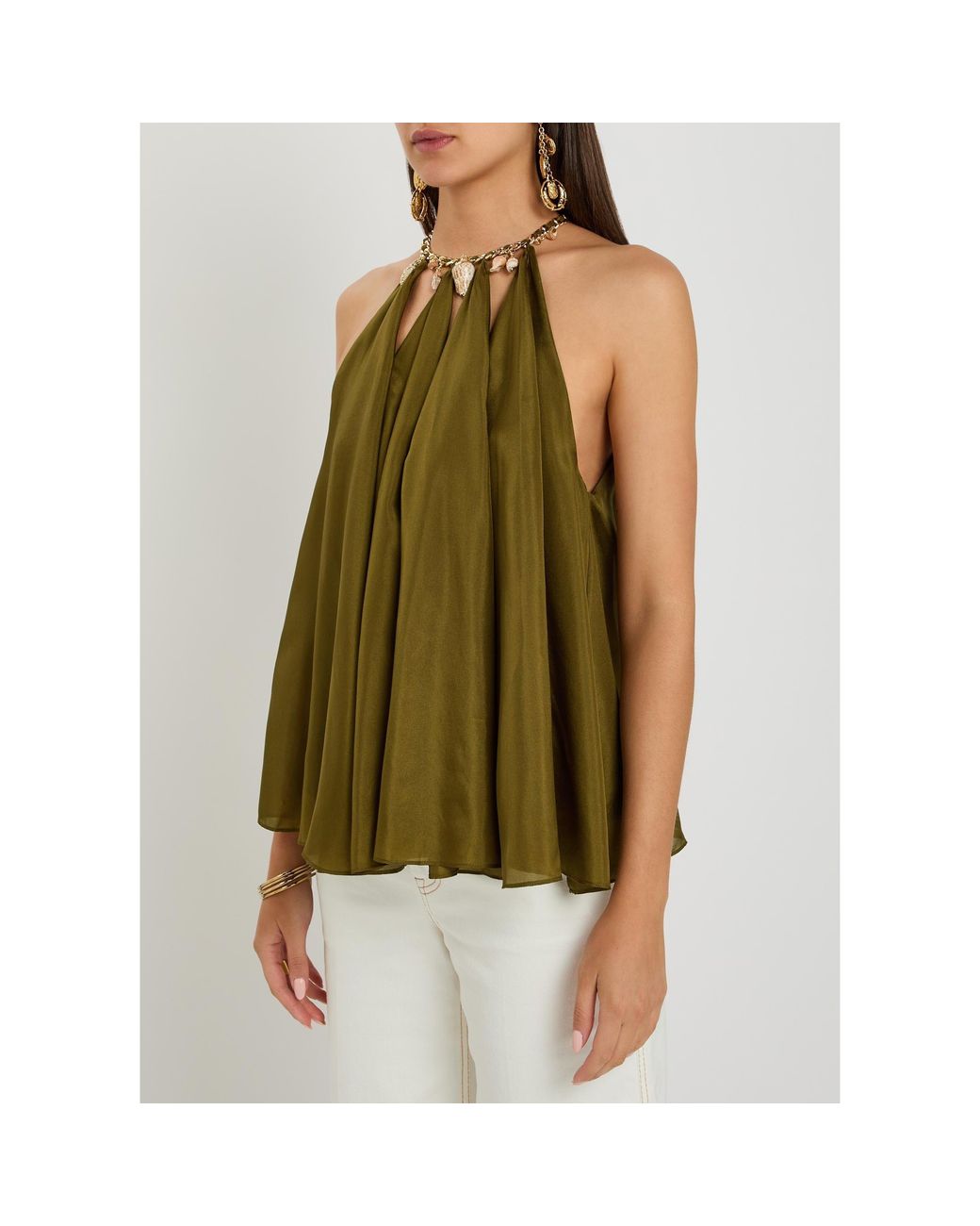 Zimmermann Green Silk Jacket