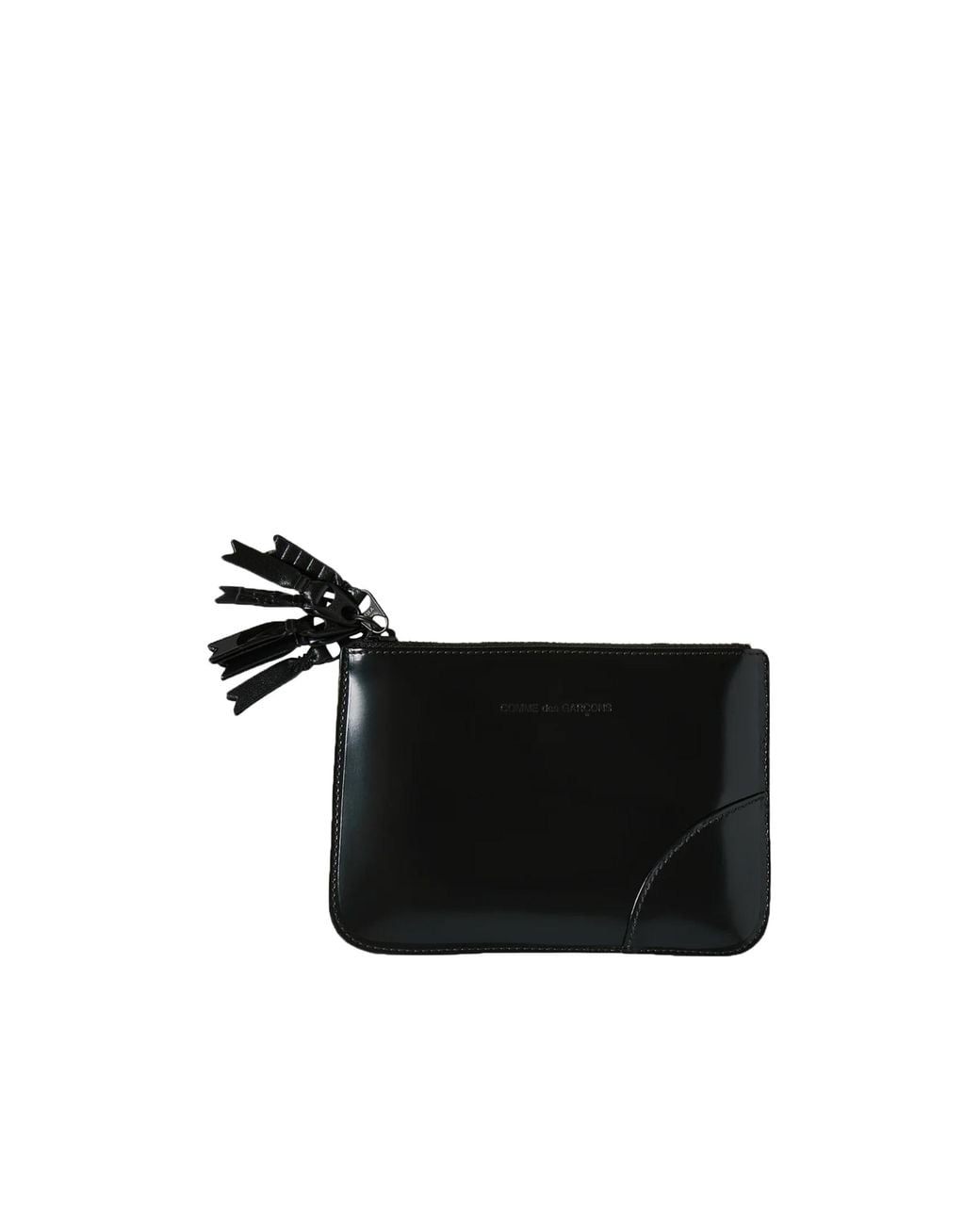 Comme des Garçons Black Comme Des Garçons Wallet Logo Embossed Wallet for men