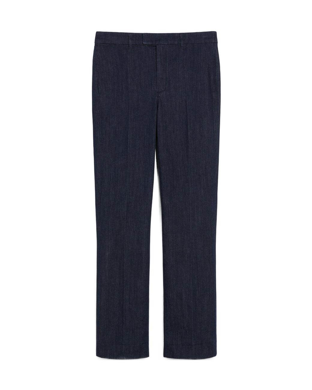 Max Mara Blue 'S Pleat Detailed Tapered Pants