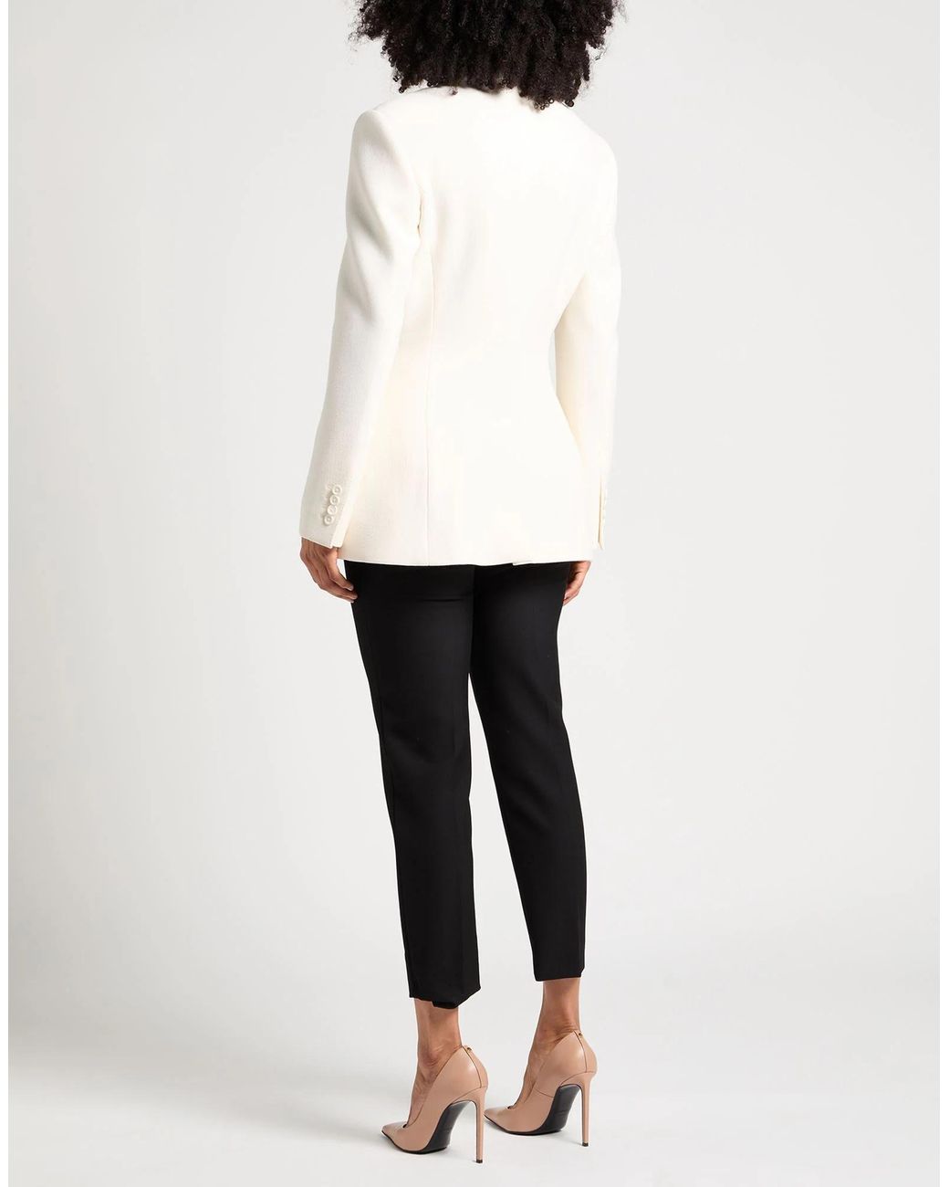 Dolce & Gabbana Natural Double-Breasted Blazer
