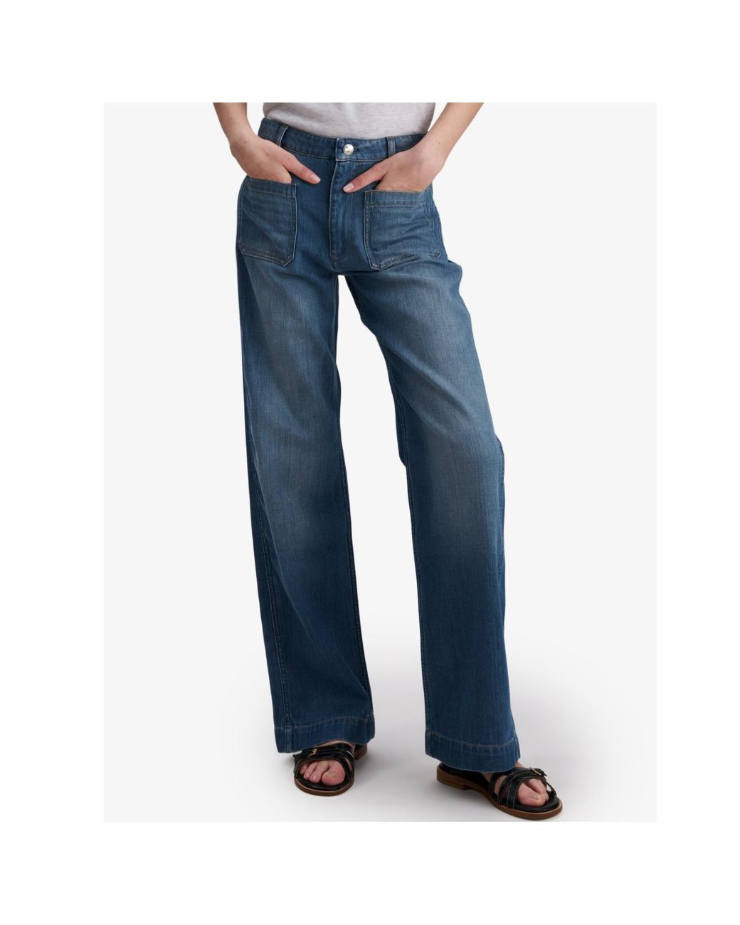 A.P.C. Blue Victoria Straight-Leg Jeans