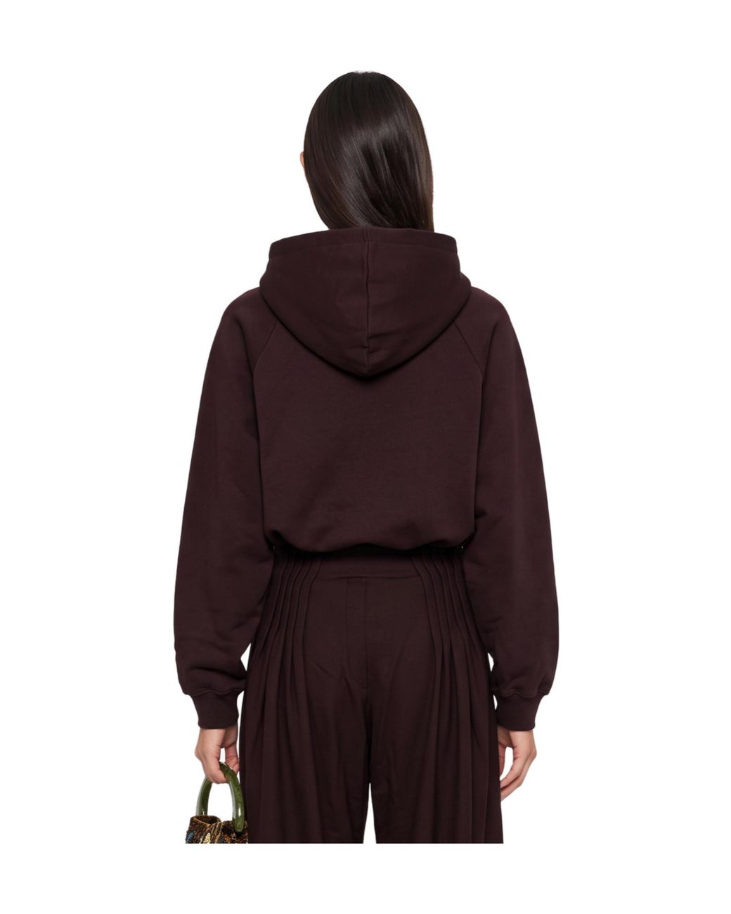 Dries Van Noten Purple Comfortable Loose-Fitting Cotton Pants
