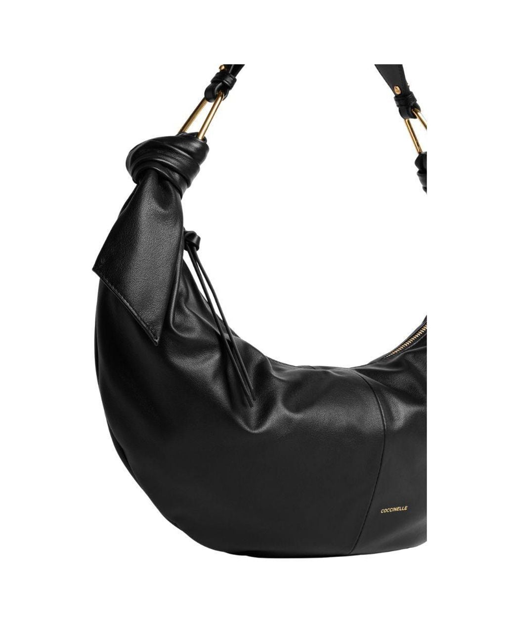 Coccinelle Black Furoshiki Large Shoulder Bag