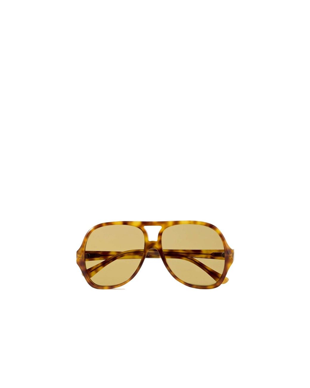 Chloé Metallic Chloé Oversized Aviator Sunglasses