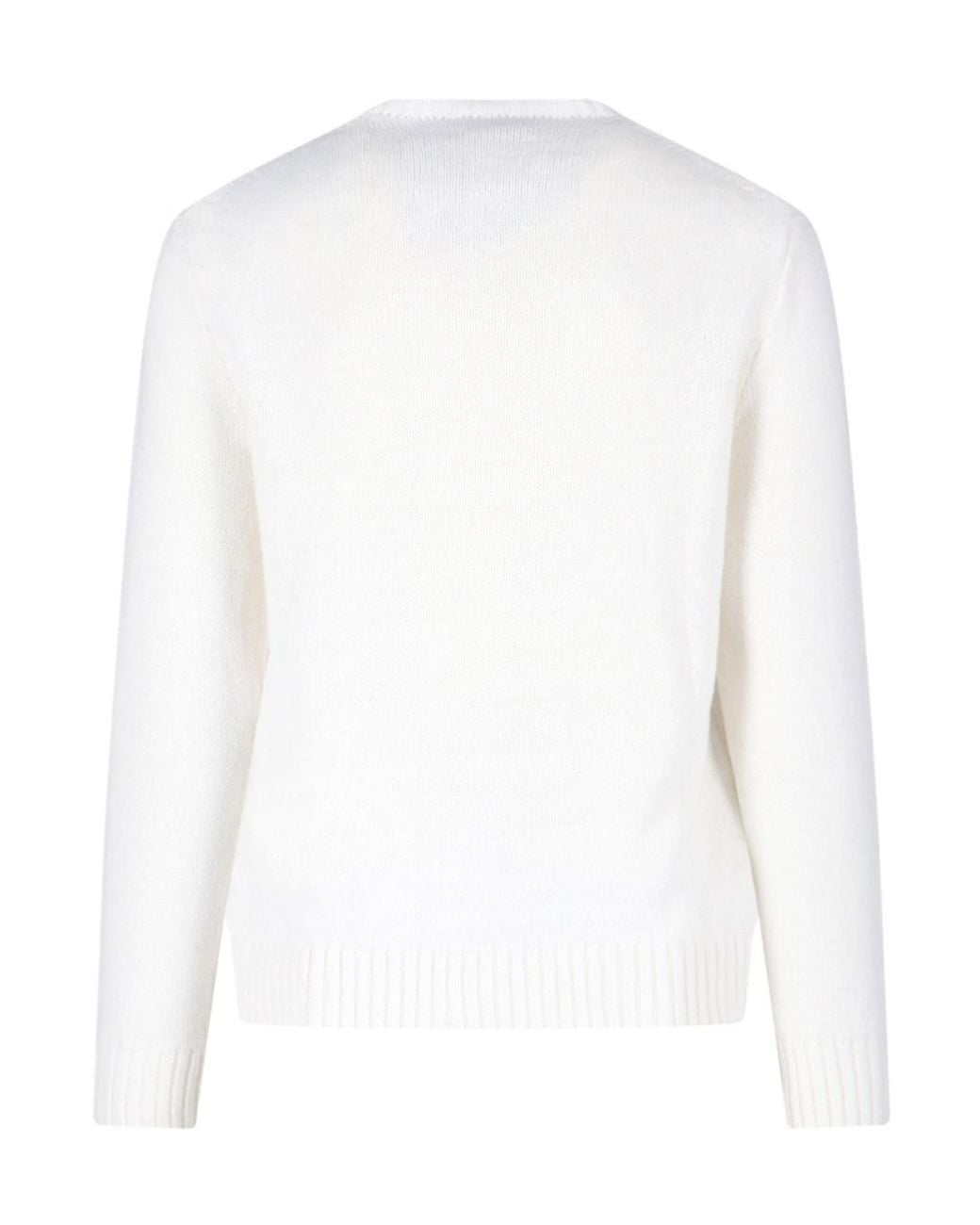 Polo Ralph Lauren White Polo Bear Knitted Jumper for men