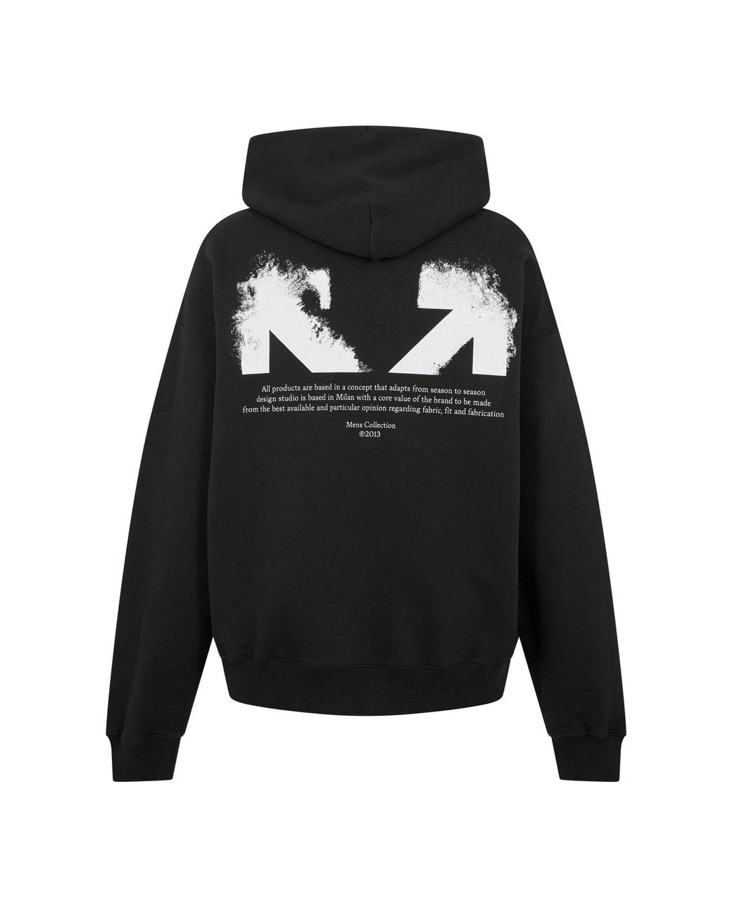 Off-White c/o Virgil Abloh Black Overhead Hoodie for men
