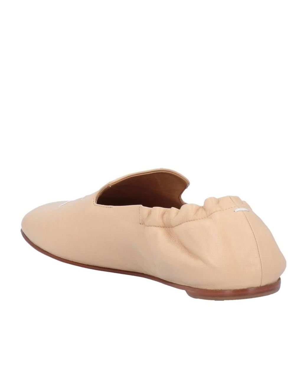 Maison Margiela Natural Solid Color Loafers