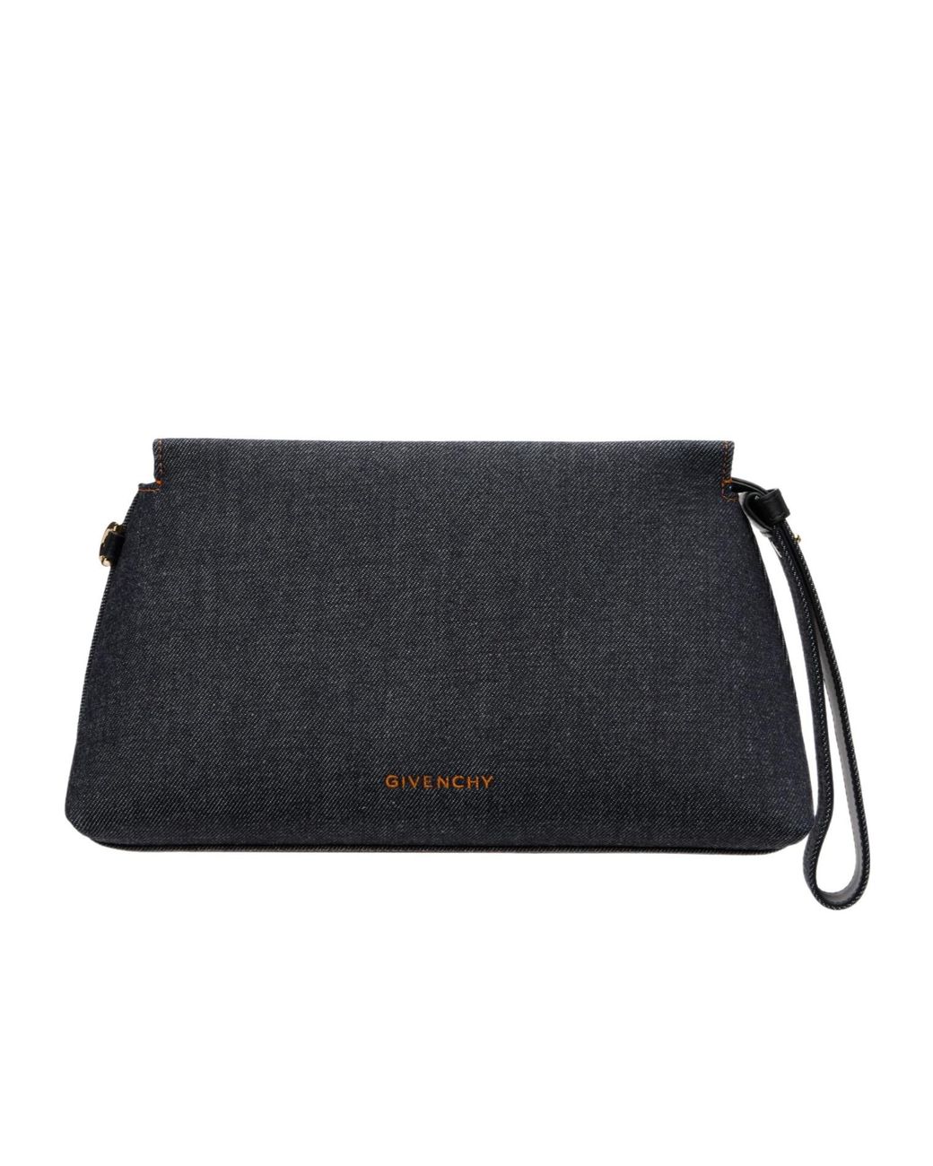 Givenchy Blue Denim Clutch Bag