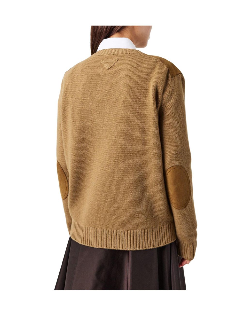 Prada Brown Versatile Knitted Sweater