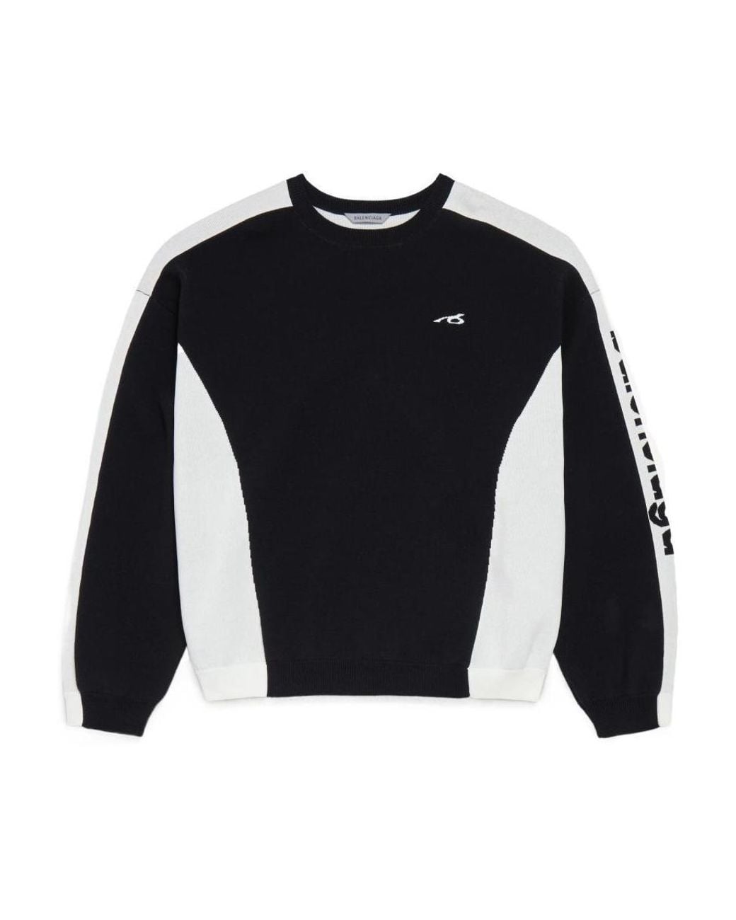 Balenciaga Blue Bodies Crewneck Sweater for men