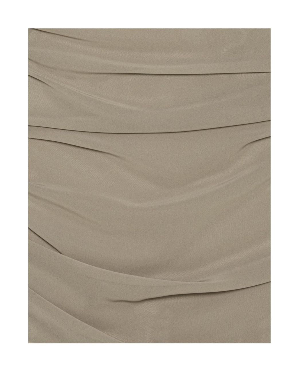 ROTATE BIRGER CHRISTENSEN Natural シフォンドレープミニスカート