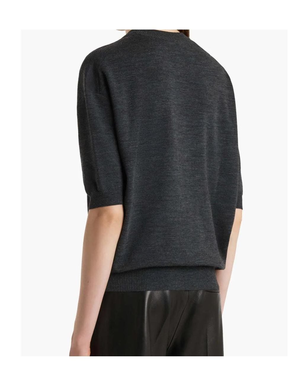 Khaite Black Faye Wool Sweater