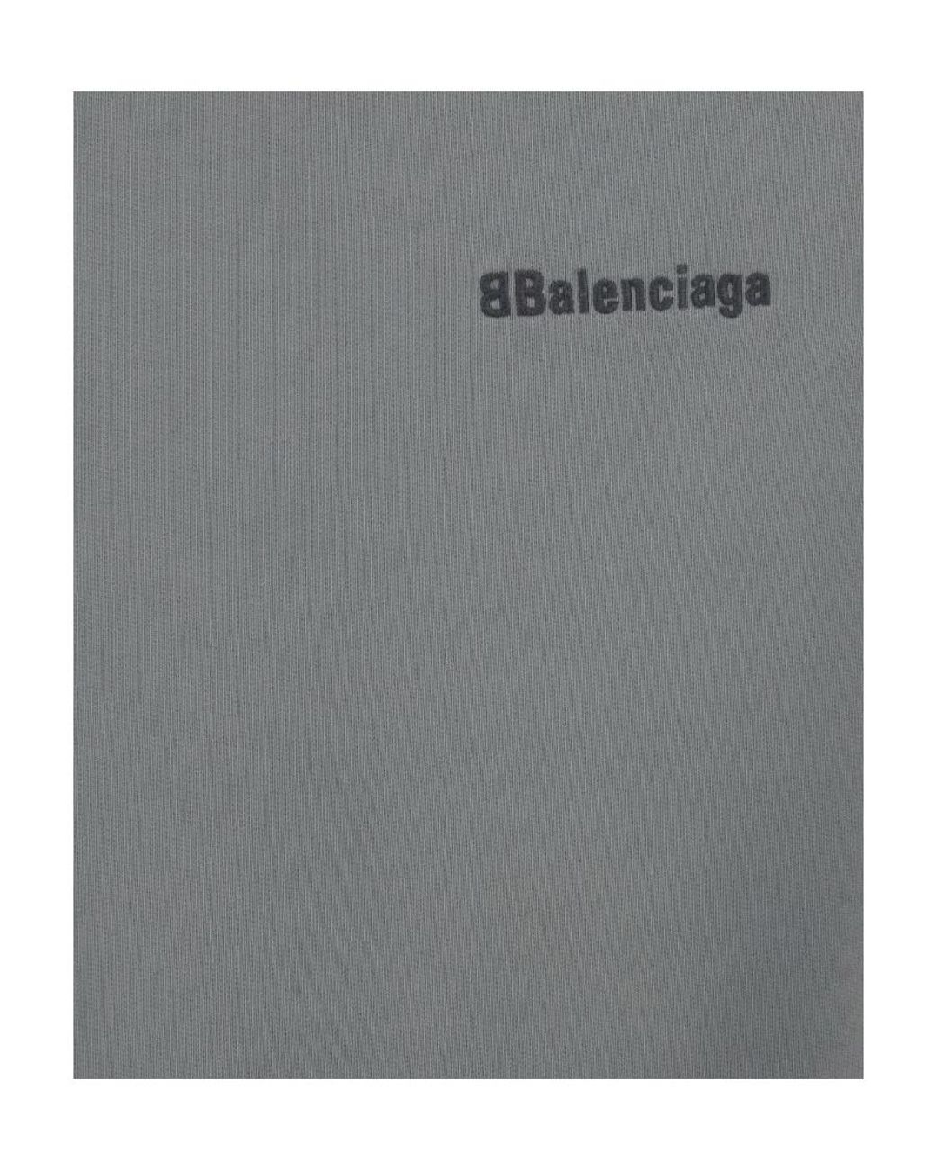 Balenciaga Gray Logo Pullover
