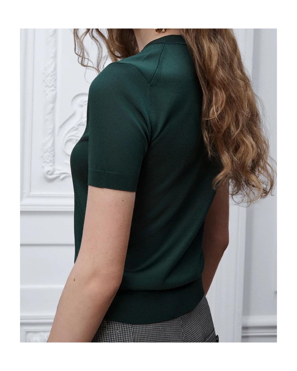 Dior Black Book Cover Short-Sleeved Fitted Sweater
