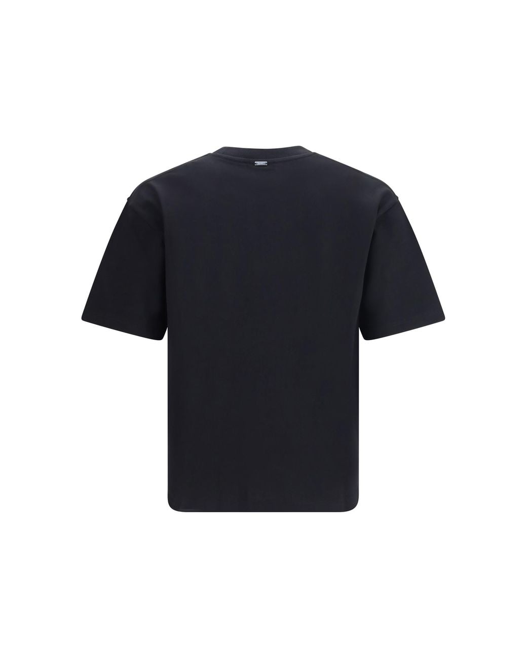 Herno Black Logo-Embroidered T-Shirt for men