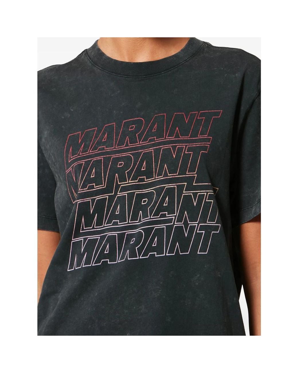 Isabel Marant Black Isabel Marant Étoile Zoeline Crewneck T-Shirt