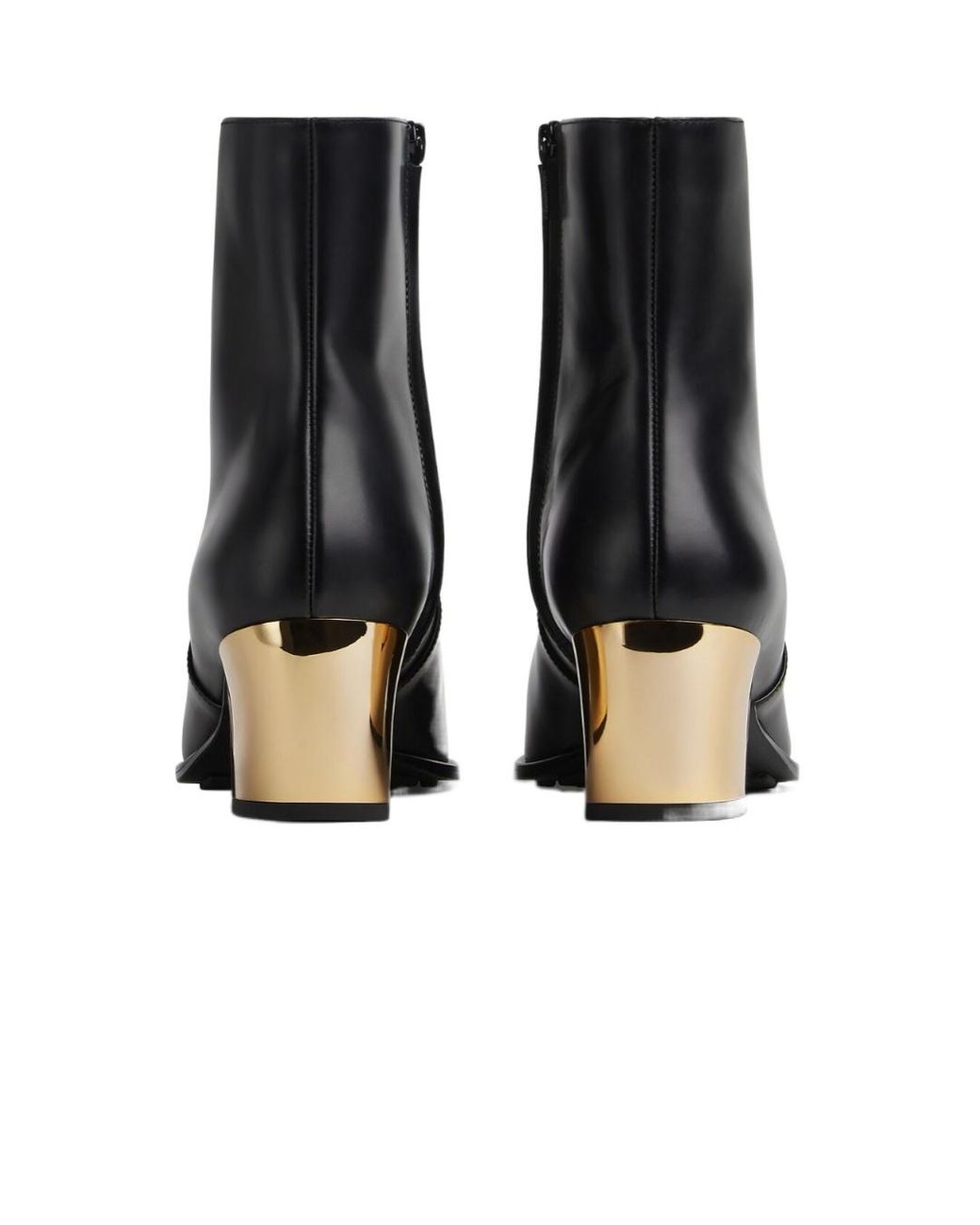 Bottega Veneta Black Tex Ankle Boots