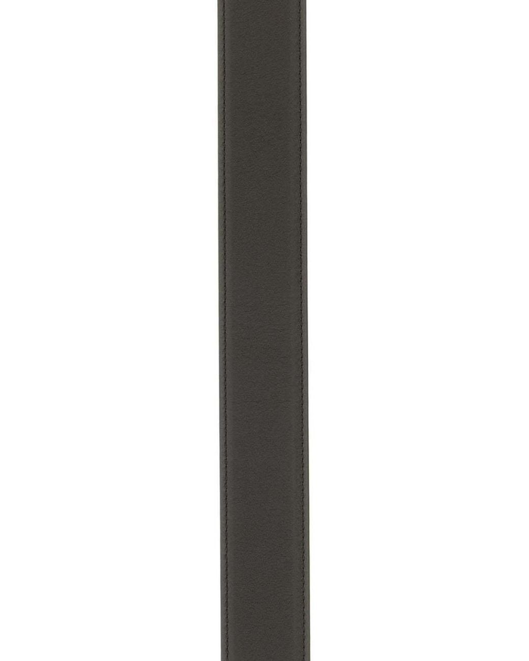Saint Laurent White Cassandre Vadim Belt for men