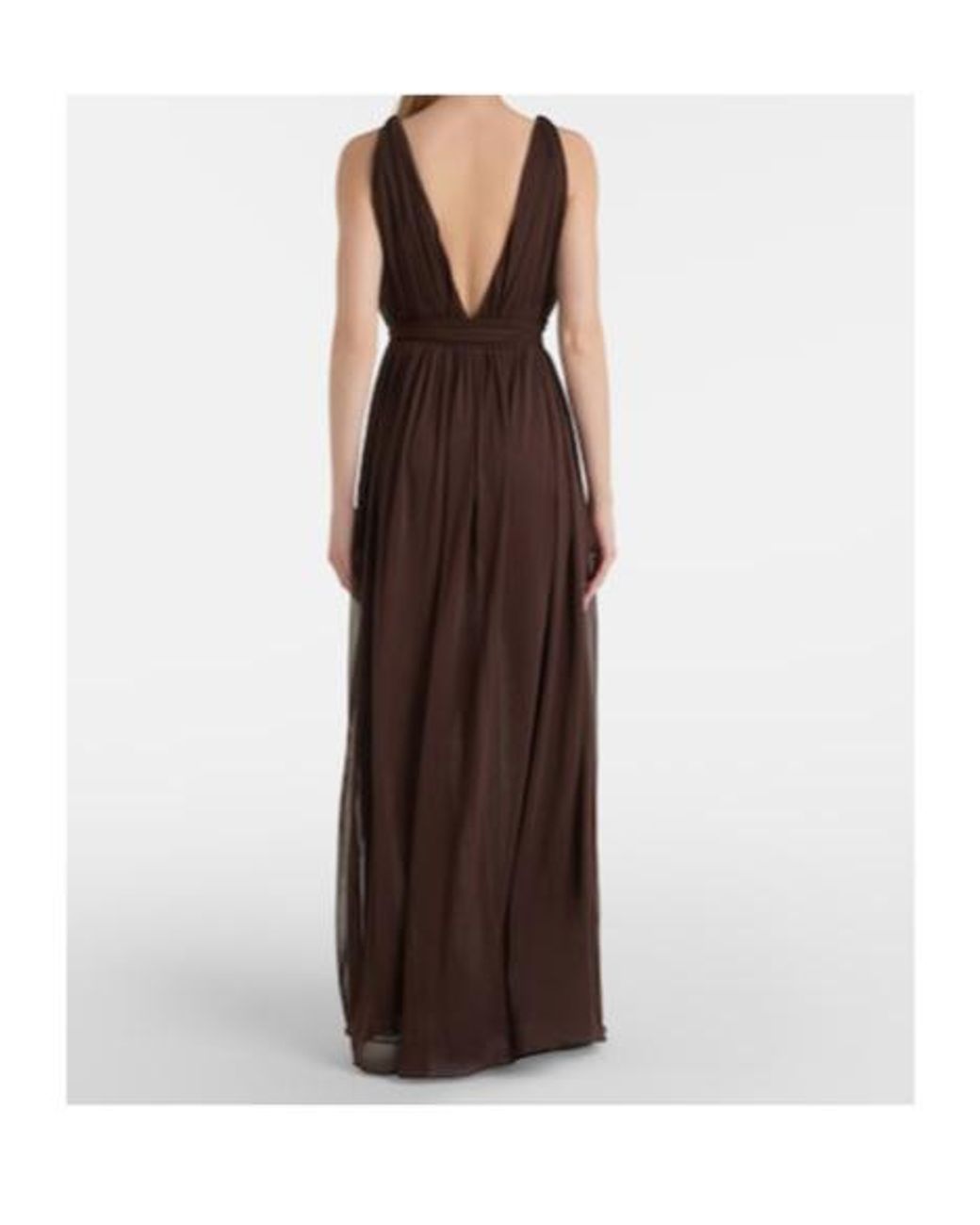 Tory Burch Purple Belted Jersey Maxi Dress