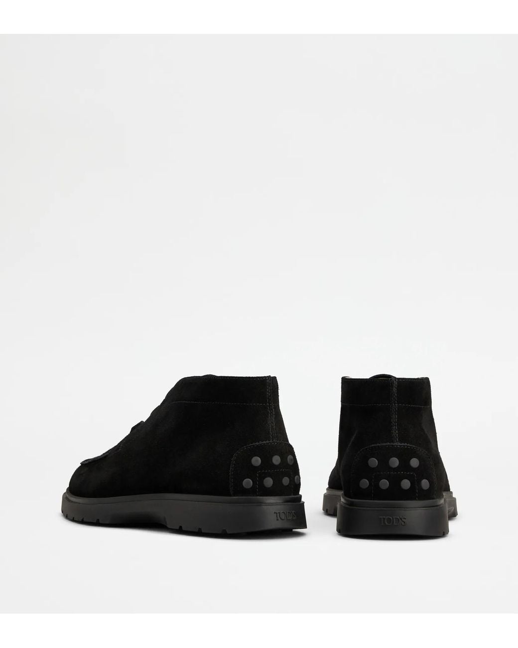Tod's Blue Desert Lace-Up Boots for men