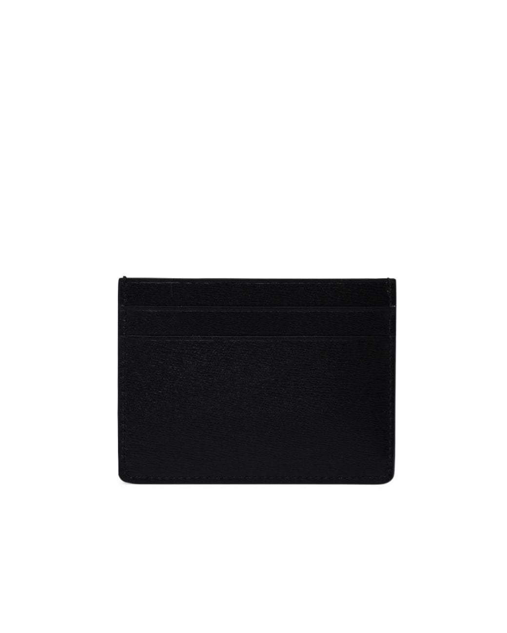 Jil Sander Black Logo Embossed Cardholder