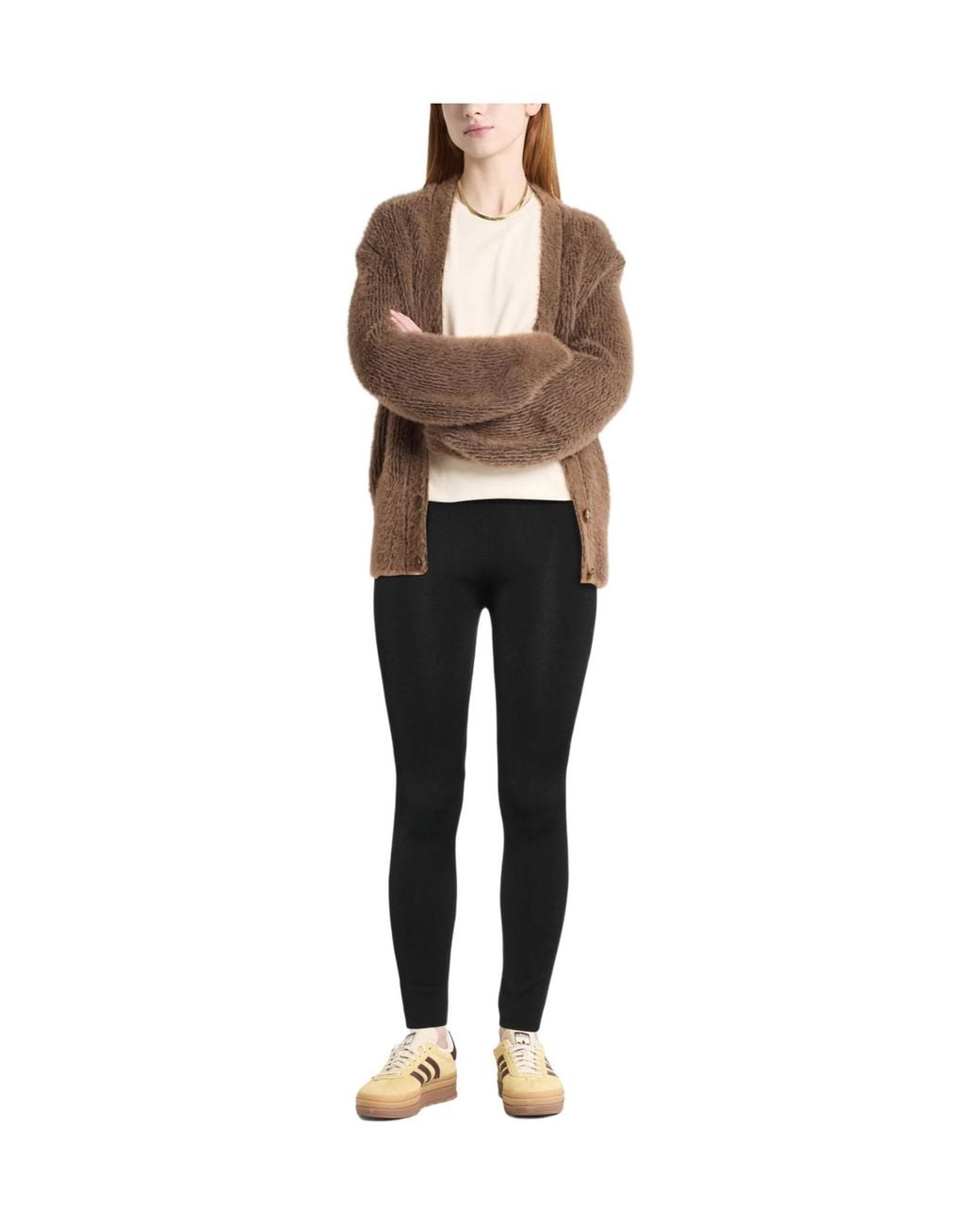 Marni Black Lightweight Stretch-Knit Leggings