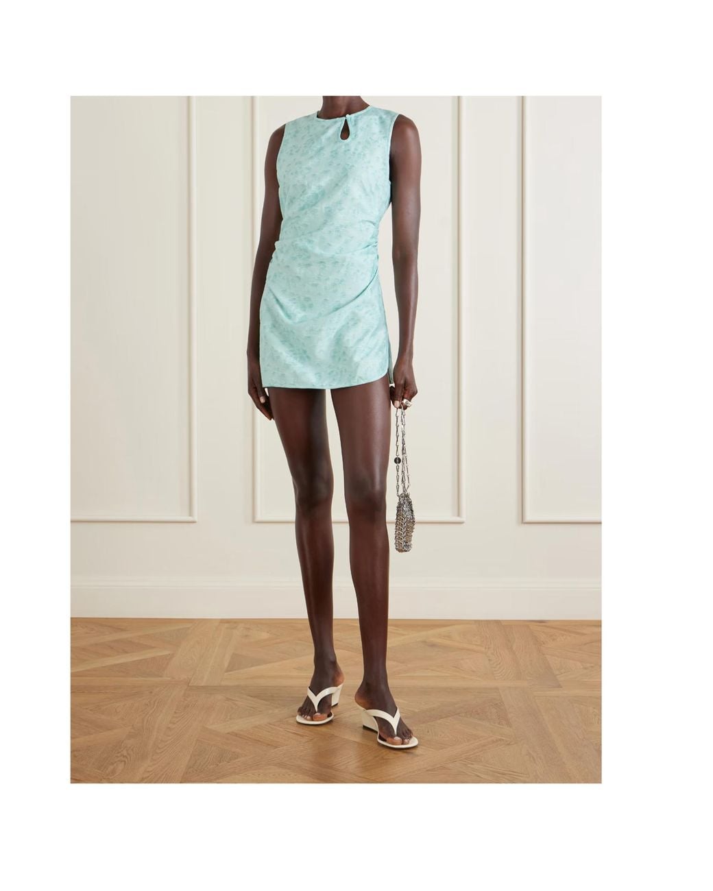 Christopher Esber Blue Sleeveless Dress