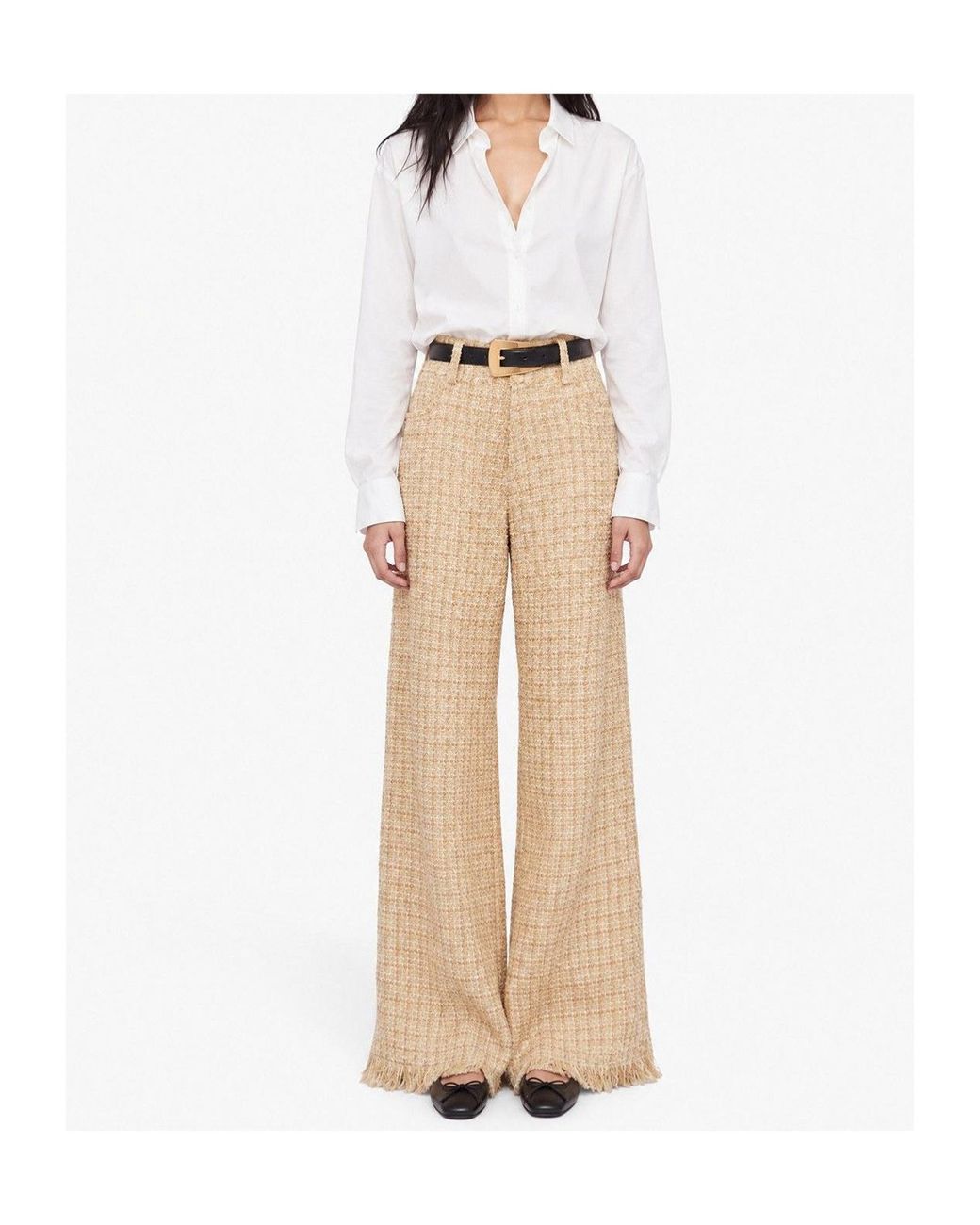GIUSEPPE DI MORABITO Natural Wide Pants