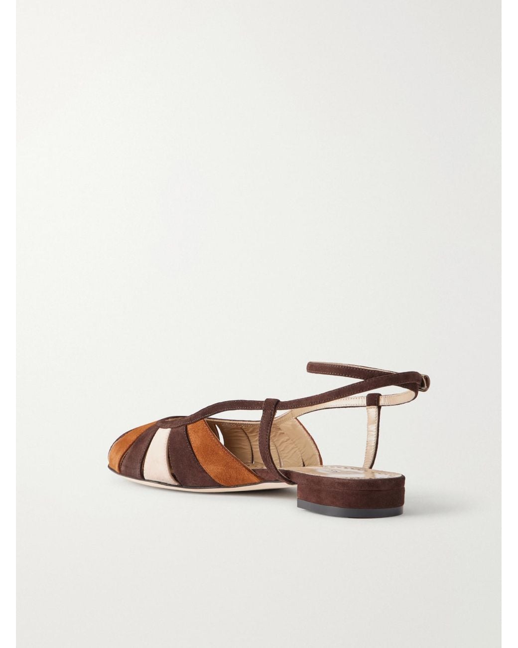Manolo Blahnik Brown Thin-Strap High Heels