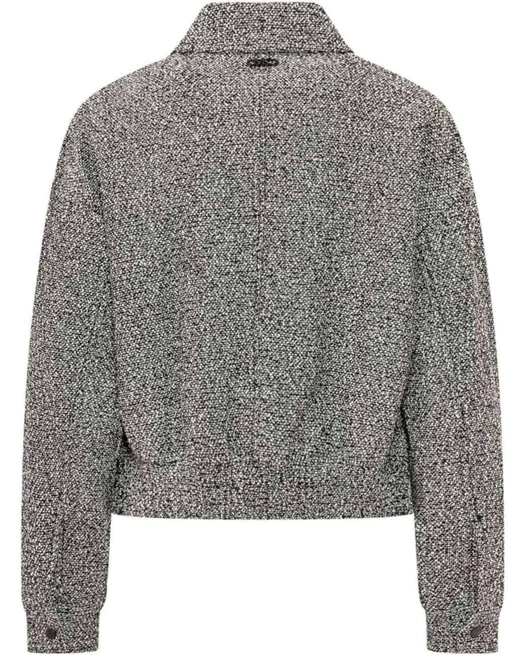 Michael Kors Multicolor Michael Textured Zip-Up Coat